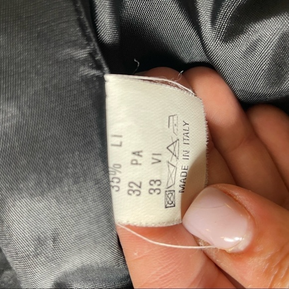 Vintage Dine Max Long Black Blazer - Picture 7 of 7